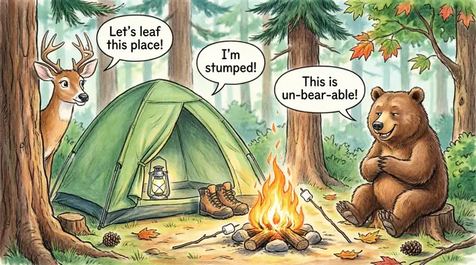 Funny Camping and Forest One-Liners
