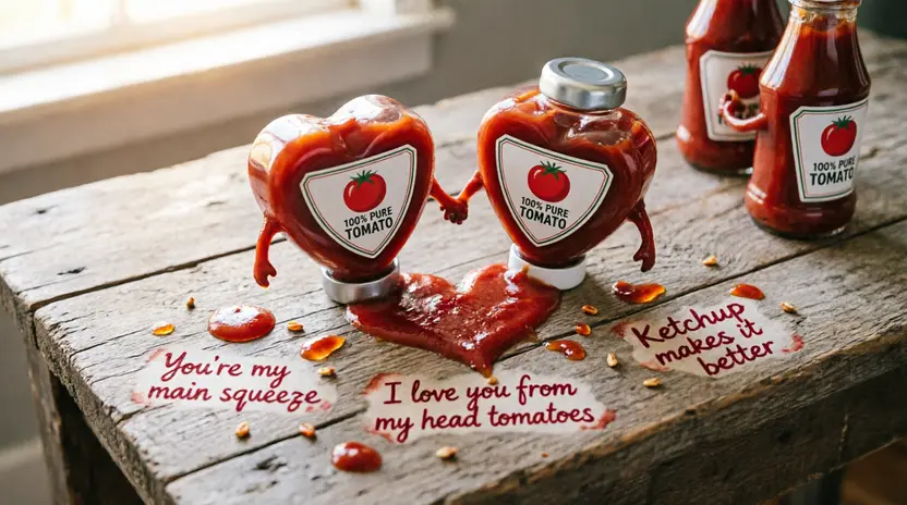 Ketchup Love Puns