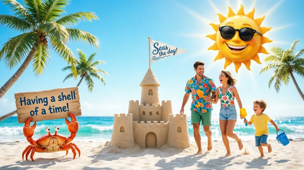 Beach Family Vacation Puns