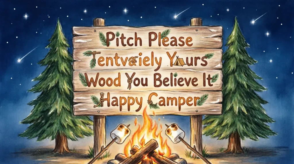 Camping Name Puns