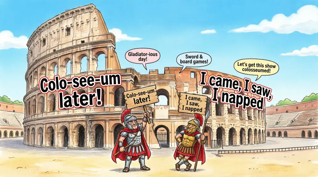 Colosseum Puns