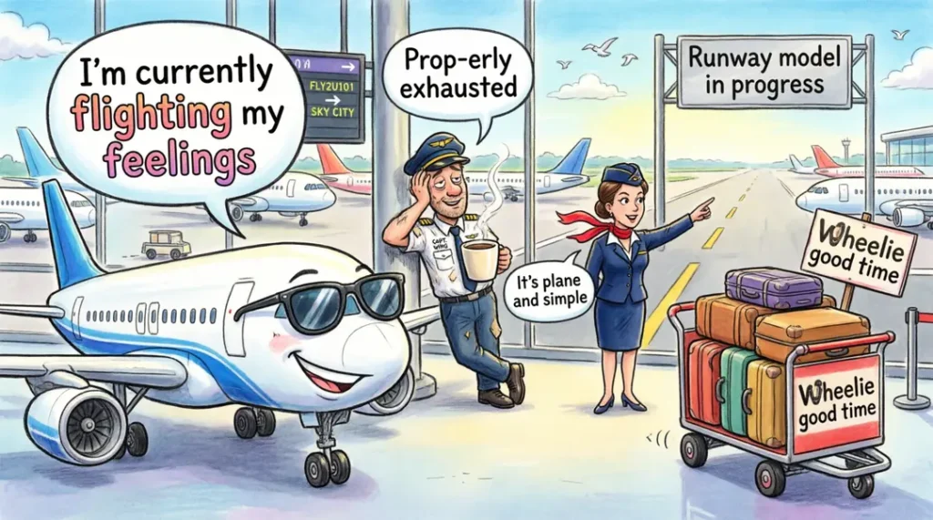 Funny Airport and Flying Puns