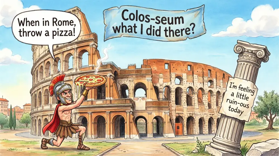 Funny Colosseum Puns