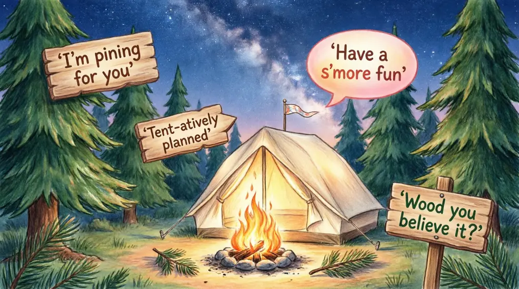 Short Campground Puns