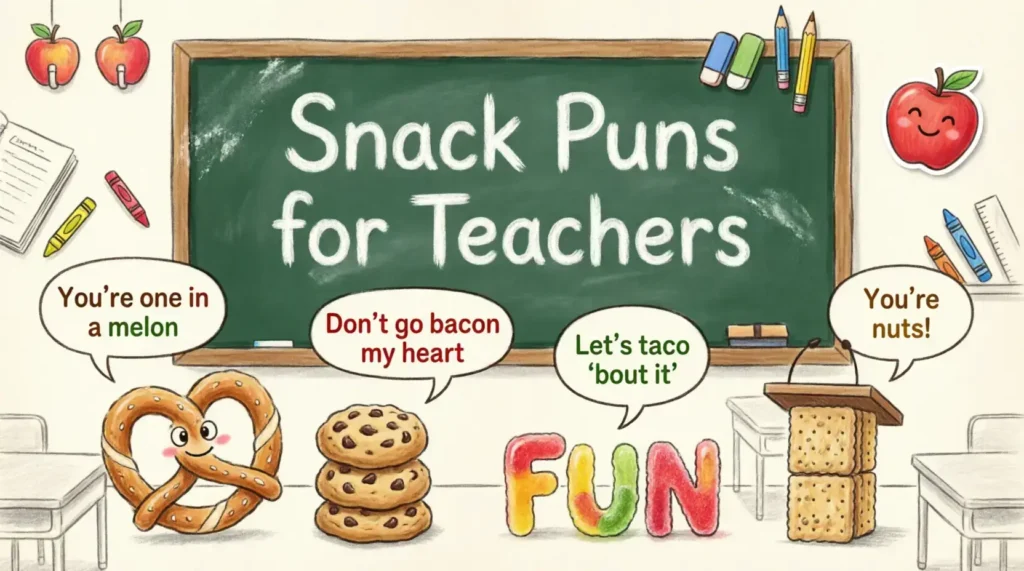 Snack Puns for Teachers