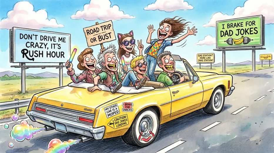 😆Highway Puns for Friends