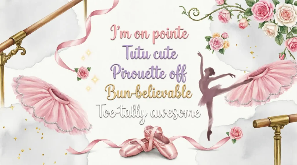 Ballet Puns for Ballerinas