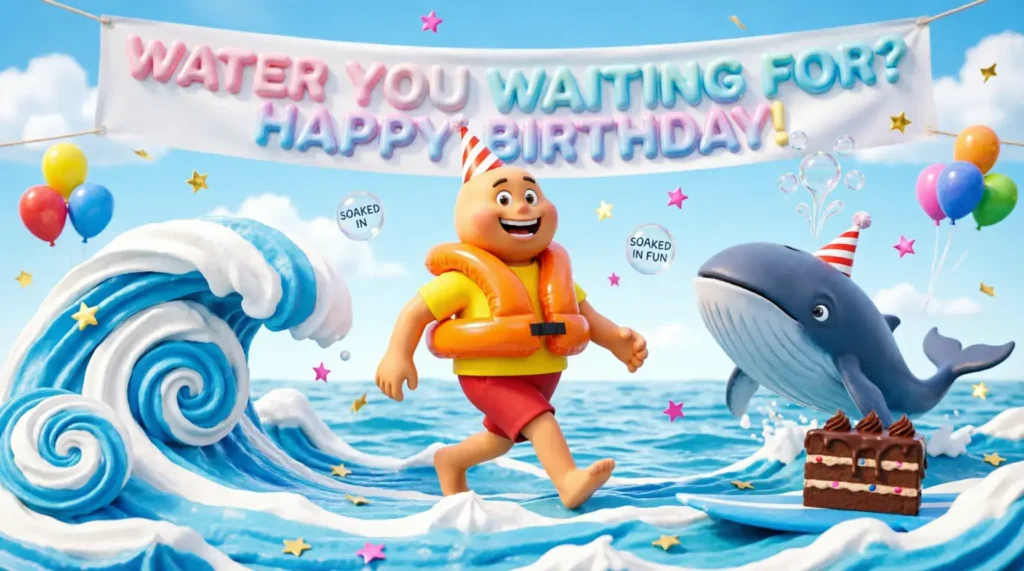 Walking on Water Birthday Puns