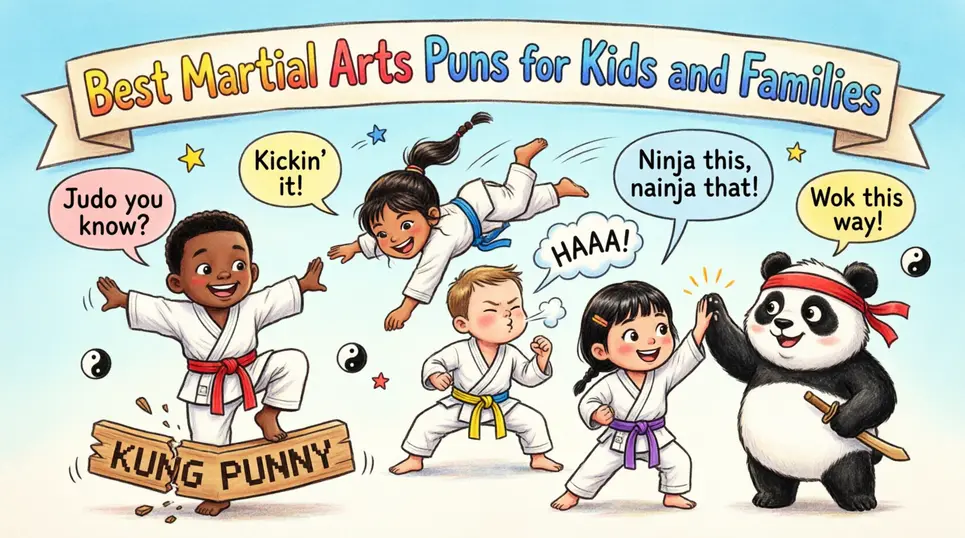 Best Martial Arts Puns for Kids and Families