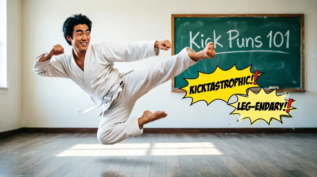 Martial Arts Puns About Kicks