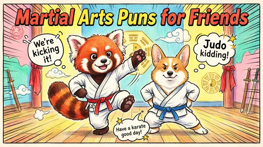 Martial Arts Puns for Friends