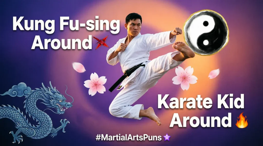 Martial Arts Puns for Instagram Captions